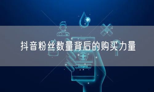 抖音粉丝数量背后的购买力量