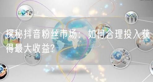 探秘抖音粉丝市场：如何合理投入获得最大收益?