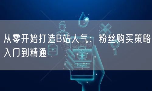 从零开始打造B站人气：粉丝购买策略入门到精通